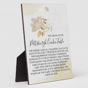 PITTSBURGH COOKIE TABLE SIGN WEDING FOTOPLATTE