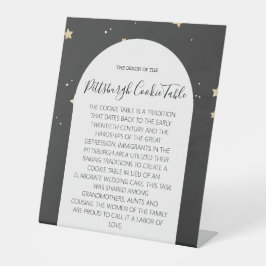 PITTSBURGH COOKIE TABLE SIGN WEDING SOCKELSCHILD