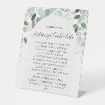 PITTSBURGH COOKIE TABLE SIGN WEDING