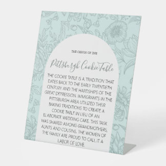 PITTSBURGH COOKIE TABLE SIGN WEDING SOCKELSCHILD
