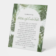 PITTSBURGH COOKIE TABLE SIGN WEDING