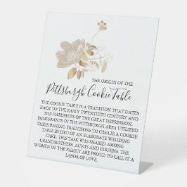 PITTSBURGH COOKIE TABLE SIGN WEDING SOCKELSCHILD