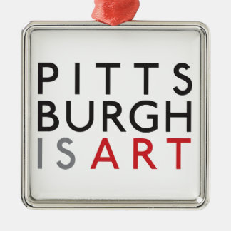 Pittsburgh est ornement de vacances d'art