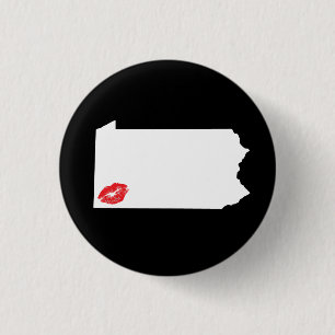 Pittsburgh-Fältchen-Button Button