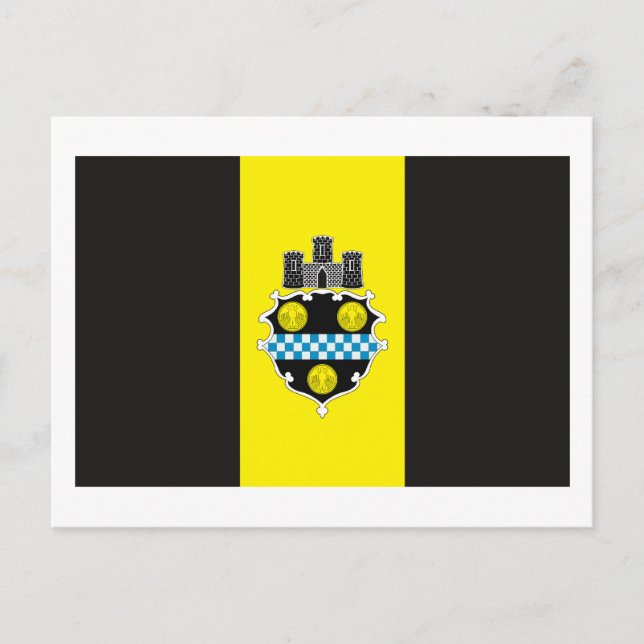 Pittsburgh Flag Postkarte (Vorderseite)