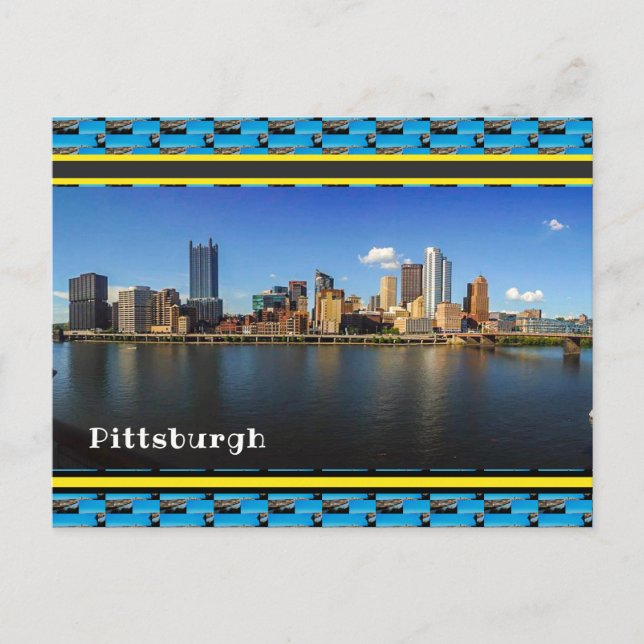 Pittsburgh Foto Postkarte (Vorderseite)