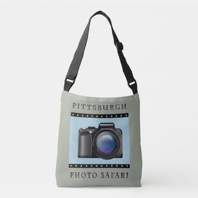Pittsburgh-Foto-Safari-Tasche Tragetaschen Mit Langen Trägern (Vorderseite)