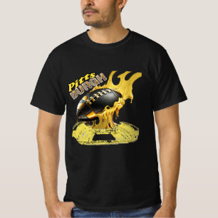 Pittsburgh - Fußball aus geschmolzenem Stahl T-Shirt