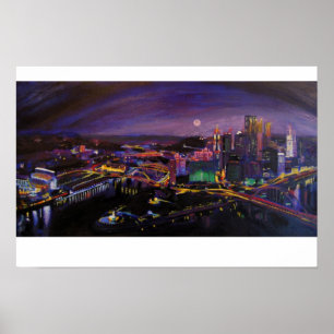 Pittsburgh-Licht Poster