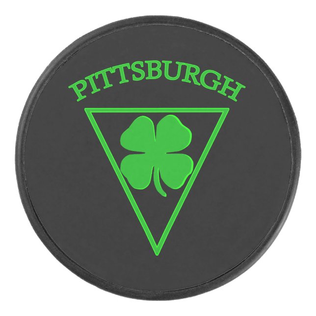 Pittsburgh Luck Eishockey Puck (Vorderseite)
