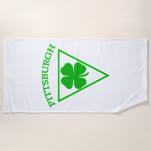 Pittsburgh Luck Strandtuch (Vorderseite)