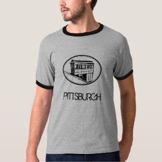 Pittsburgh-Neigungs-Grau T-Shirt