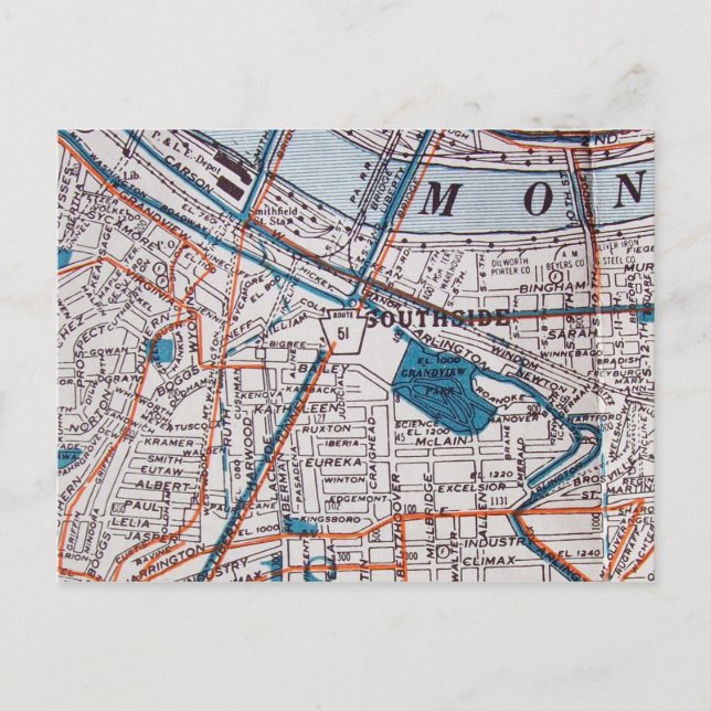 PITTSBURGH, PA Carte Vintage Carte postale (Devant)