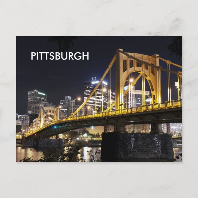 Pittsburgh, PA Postkarte (Vorderseite)
