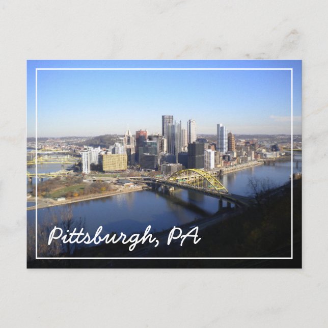 Pittsburgh, PA Postkarte (Vorderseite)