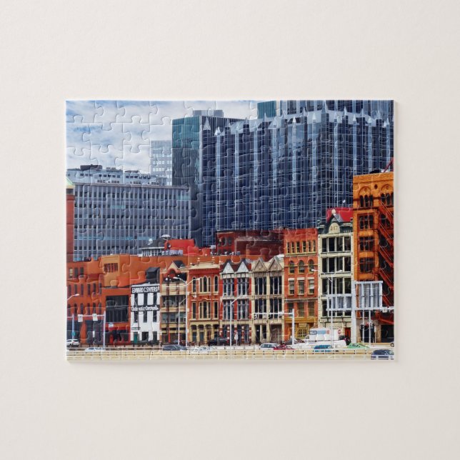 Pittsburgh PA Skyline Closeup (Horizontal)