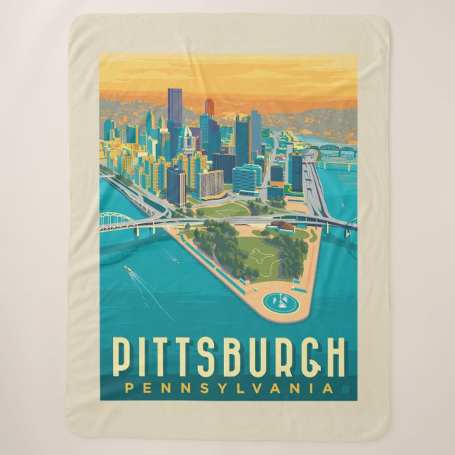 Pittsburgh, PA | Vogelperspektive Sherpadecke (Vorderseite)