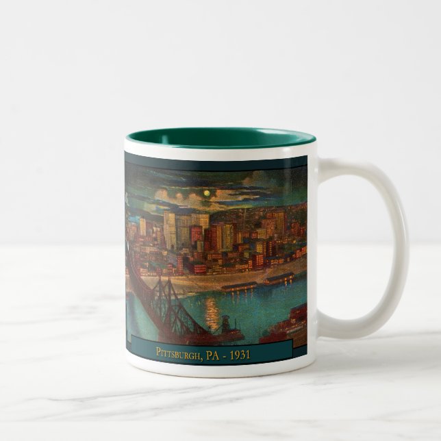 Pittsburgh Par Moonlight Coffee Mug (Droit)