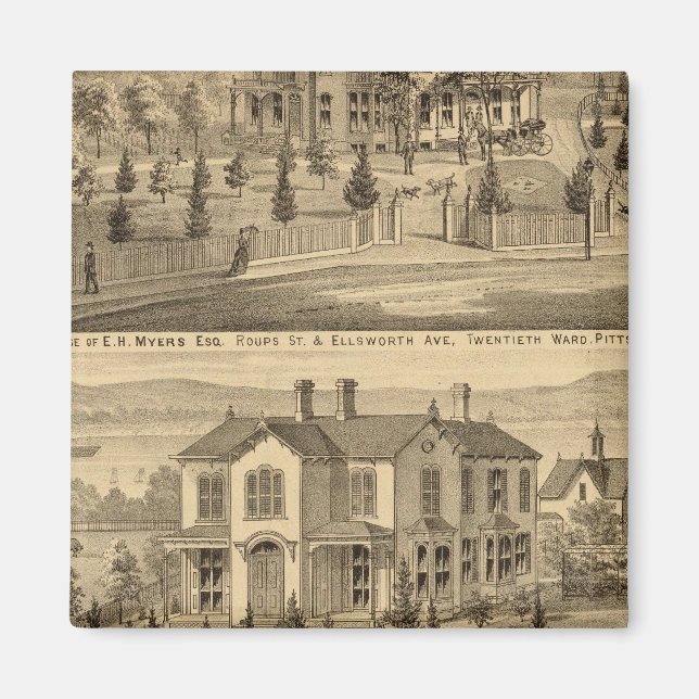 Pittsburgh, Pennsylvania 2 Magnet (Vorne)