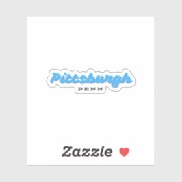 Pittsburgh Pennsylvania Aufkleber