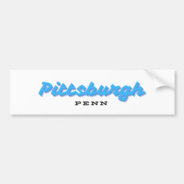 Pittsburgh Pennsylvania Autoaufkleber