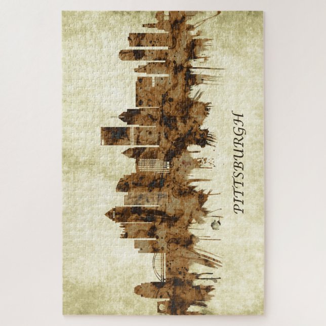 Pittsburgh Pennsylvania Cityscape (Vertikal)