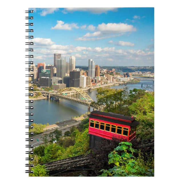 Pittsburgh Pennsylvania Duquesne Incline Notizblock (Vorderseite)