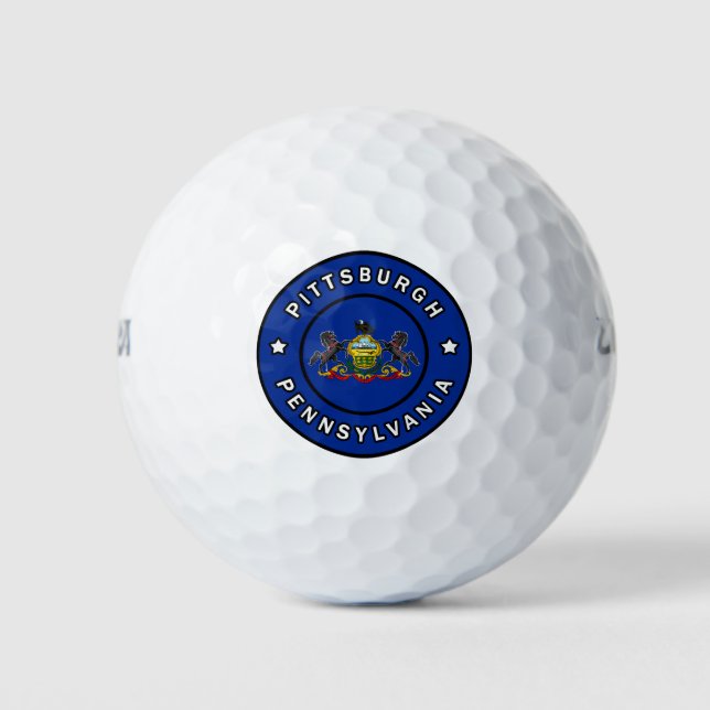 Pittsburgh Pennsylvania Golfball (Vorderseite)