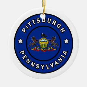 Pittsburgh Pennsylvania Keramik Ornament