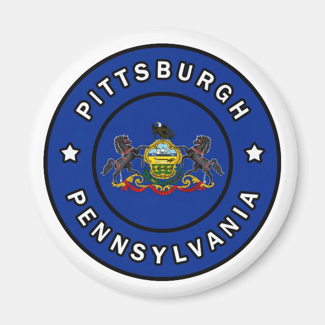 Pittsburgh Pennsylvania Magnet (Vorne)