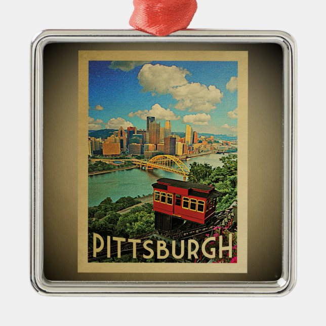 Pittsburgh Pennsylvania Ornament Vintage (Vorne)