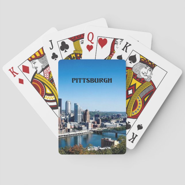 Pittsburgh, Pennsylvania PLAYING CARDS Spielkarten (Rückseite)