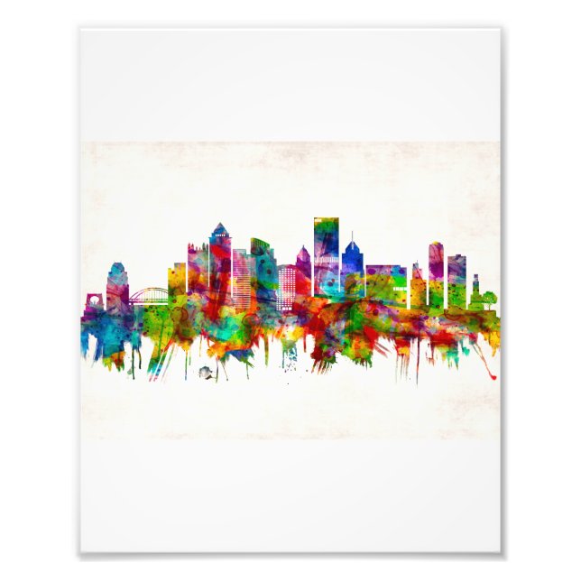 Pittsburgh Pennsylvania Skyline Fotodruck (Vorne)