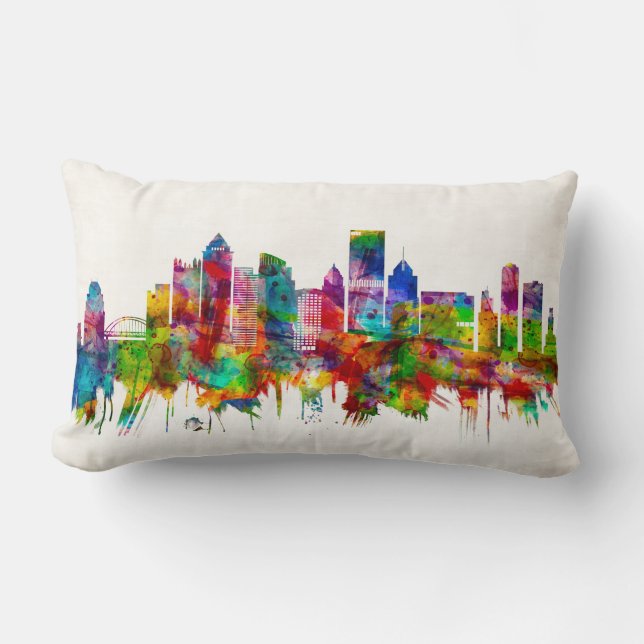 Pittsburgh Pennsylvania Skyline Lendenkissen (Vorderseite)