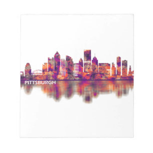 Pittsburgh Pennsylvania Skyline Notizblock
