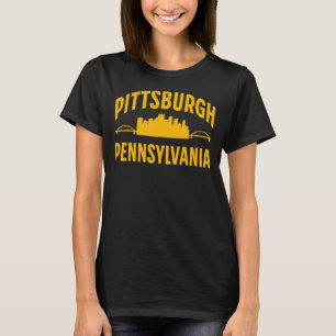 Pittsburgh Pennsylvania Steel City Skyline 412 Hom T-Shirt