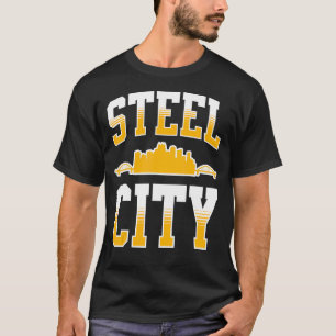 Pittsburgh Pennsylvania Steel City Skyline 412 Hom T-Shirt