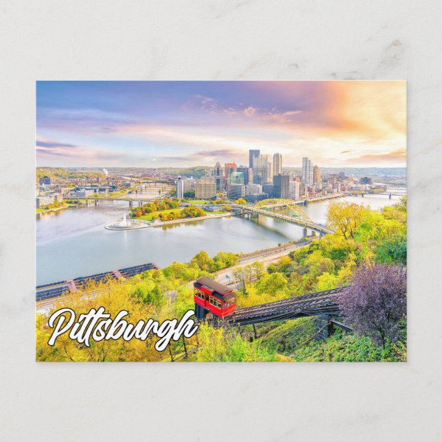 Pittsburgh, Pennsylvania, Vereinigte Staaten Postkarte (Vorderseite)