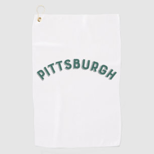 Pittsburgh, Pennsylvania Vintag Arch Golfhandtuch