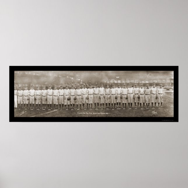 Pittsburgh Pirates Club Foto 1909 Poster (Vorne)