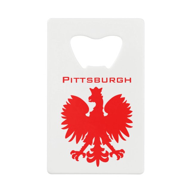 Pittsburgh Polnischer Adler Flaschenöffner (Vorderseite)