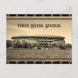 Pittsburgh Postcard - Drei Rivers Stadien Postkarte