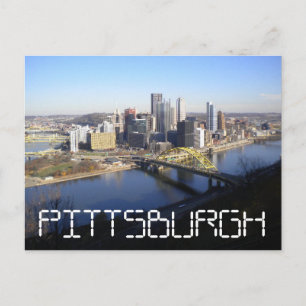 Pittsburgh Postkarte
