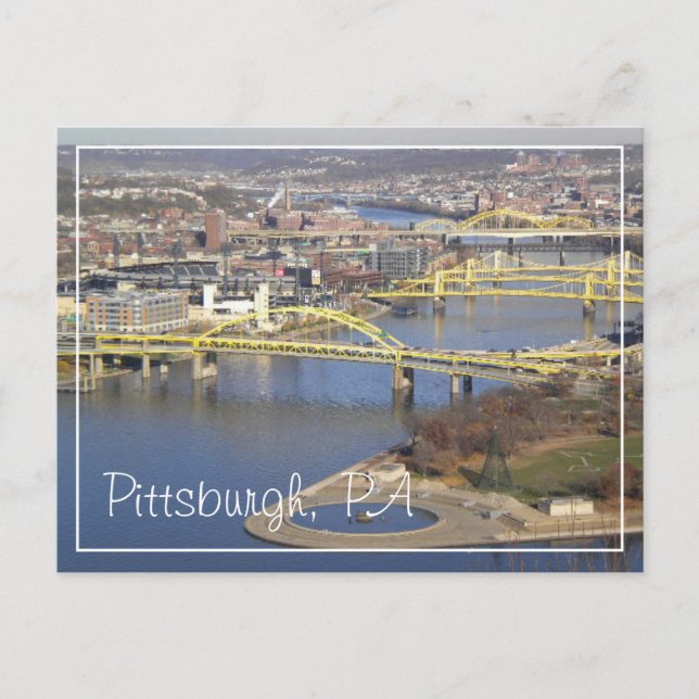 pittsburgh postkarte (Vorderseite)