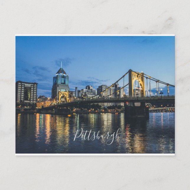 Pittsburgh Postkarte (Vorderseite)