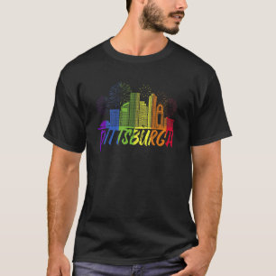 Pittsburgh Pride Skyline Parade T-Shirt