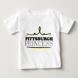 Pittsburgh Princess Baby T-shirt