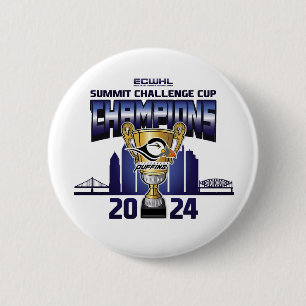 Pittsburgh Puffins Summit Challenge Cup Champions Button