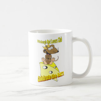 Pittsburgh-Ratten-Liebhaber Club© Logo-dunkles Kaffeetasse