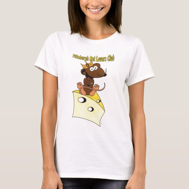 Pittsburgh-Ratten-Liebhaber-Verein-dunkles T-Shirt (Vorderseite)